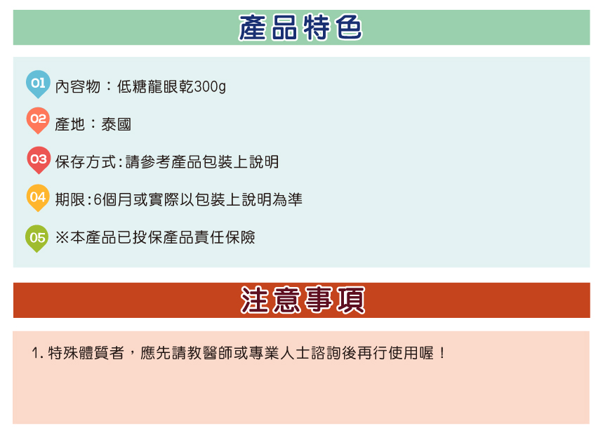 產品規格